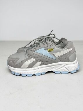 🌻Reebok Hyperium Work Shoes RB364 Womens Grey Blue Composite Toe Slip Resistant